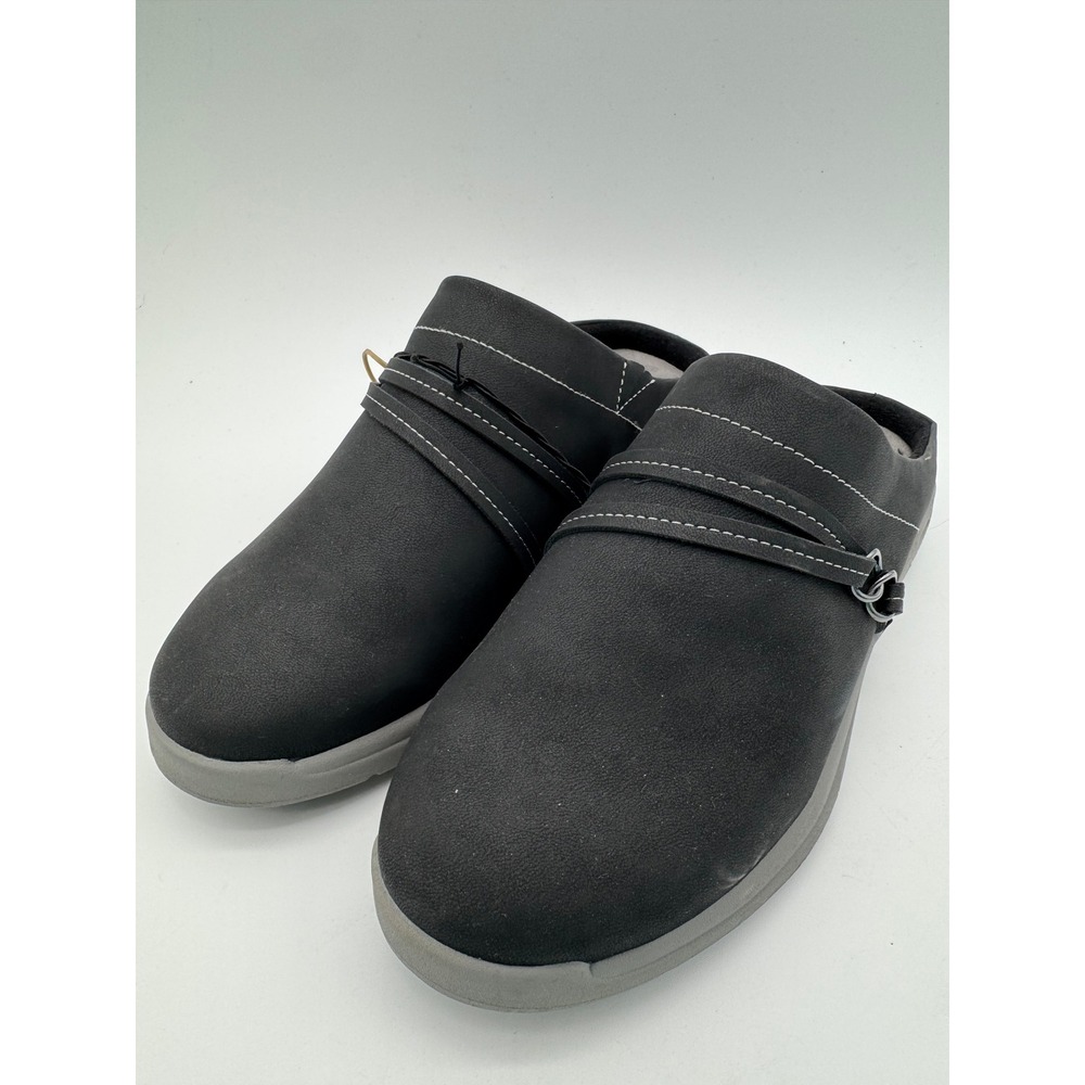 J Sport Clogs Women's Size 10 Black Slip On Comfort‎ Mule Shoes